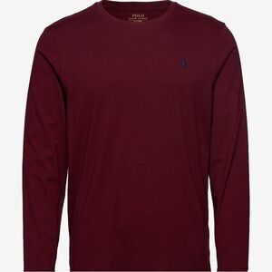 Polo by Ralph Lauren Men's Deep Red Long Sleeve Tee